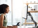 Ergotron LX Pro Monitor Tischhalterung für LCD-Display - Schwarz
