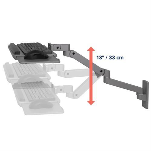 Ergotron LX Pro Tastatur-/Mausablage mit Stützarmhalterung - verstellbar
