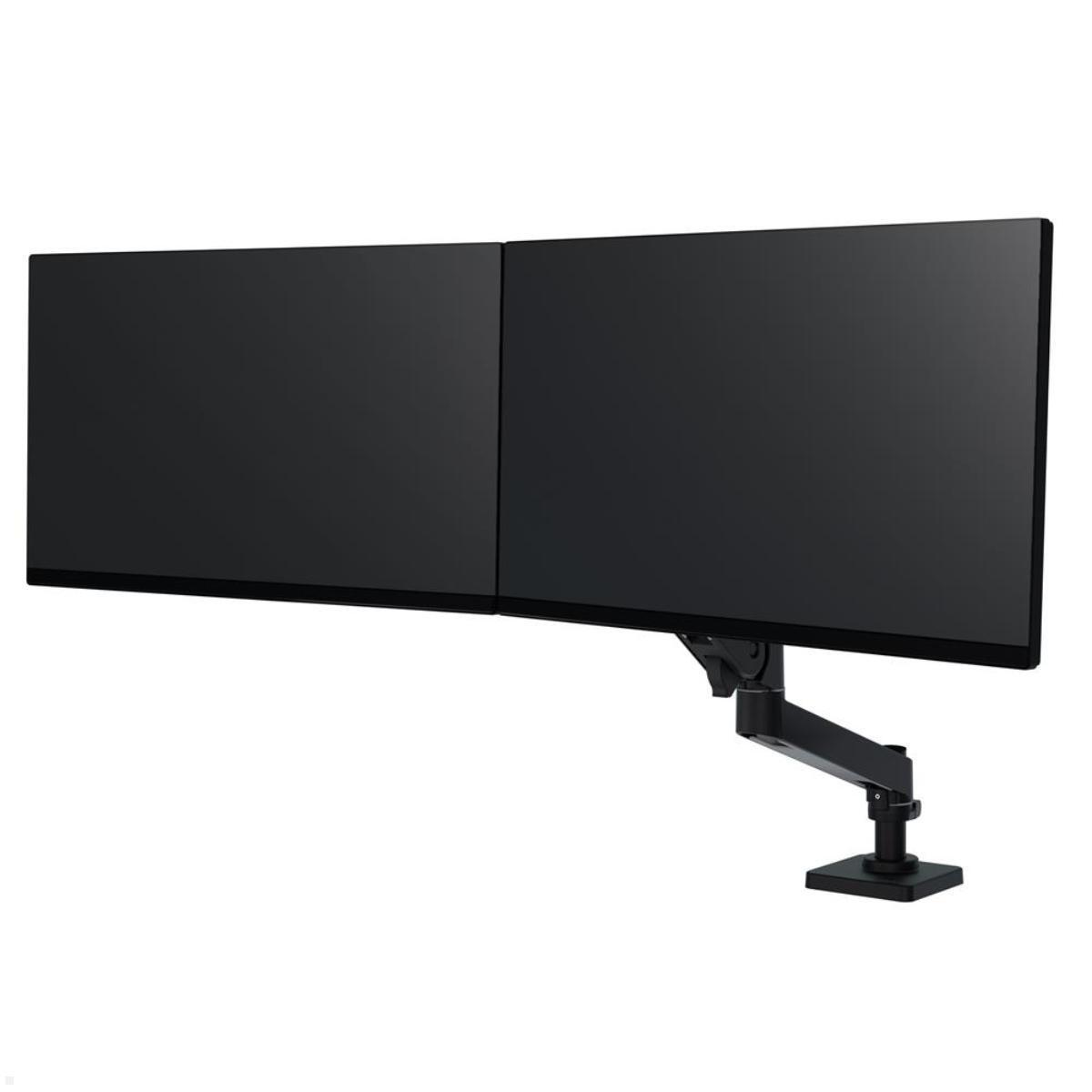 Ergotron LX Pro Monitor Tischhalterung - für 2 LCD-Displays - Schwarz
