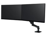 Ergotron LX Pro Monitor Tischhalterung - für 2 LCD-Displays - Schwarz