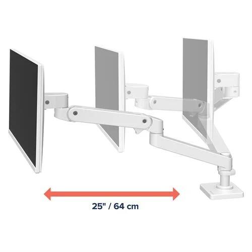 Ergotron LX Pro Monitor Tischhalterung - für LCD-Display - weiß