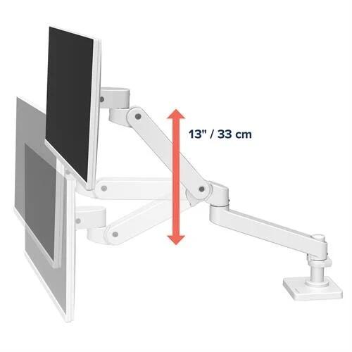 Ergotron LX Pro Monitor Tischhalterung - für LCD-Display - weiß