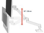 Ergotron LX Pro Monitor Tischhalterung - für LCD-Display - weiß
