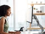 Ergotron LX Pro Monitor Tischhalterung für LCD-Display - Dunkelgrau