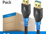 PureLink FlexInstall USB-A auf USB-A Kabel USB 3.0 5Gbps 1.00m - Installer Pack 50 Stk.
