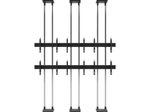 edbak Video Wall Bolt Down Floor-to-Ceiling Mount, modular 3x2, für 42-47" Bildschirme, Querformat