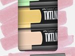 FABER-CASTELL TXTLNR Pastell Textmarker schwarz 1.0 - 5.0 mm Schreibfarbe: Mehrfarbig