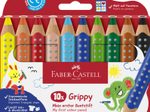 FABER-CASTELL Grippy Buntstifte Mehrfarbig