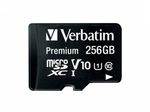 Verbatim Premium Speicherkarte 256 GB (SD-Adapter inbegriffen)