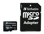 Verbatim Premium Speicherkarte 256 GB (SD-Adapter inbegriffen)