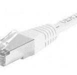 Dexlan Patchkabel Cat. 6A, F/UTP, weiß, 1,0 m