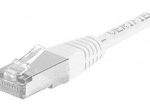 Dexlan Patchkabel Cat. 6A, F/UTP, weiß, 0,15 m