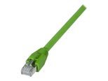 Exertis Connect Industrie-Patchkabel Cat. 6A, S/FTP (PiMF), ölbeständig, hochabriebfest, grün, 2,0 m