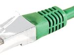 Dexlan Patchkabel Cat. 6A, S/FTP (PiMF), grün, 0,5 m