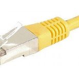 Dexlan Patchkabel Cat. 6A, F/UTP, gelb, 0,15 m
