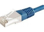 Dexlan Patchkabel Cat. 6A, F/UTP, blau, 0,15 m