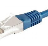 Dexlan Patchkabel Cat. 6A, F/UTP, blau, 0,15 m