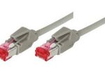 Tecline Patchkabel S/FTP, PiMF, CAT.6A EIA/TIA, Class EA, blau, 15,0 m