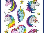 AVERY Zweckform Klebetattoo Einhorn