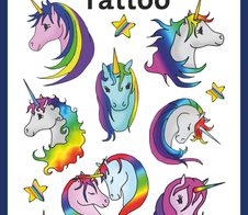 AVERY Zweckform Klebetattoo Einhorn