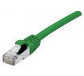 Exertis Connect Patchkabel Cat. 6A, S/FTP (PiMF), halogenfrei, mit Rastnasenschutz, grün, 5,0 m