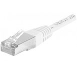 Dexlan Patchkabel Cat. 6A, S/FTP (PiMF), weiß, 0,5 m