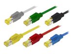 Tecline Patchkabel S/FTP, PiMF, CAT.6A ISO IEC, grau, 10,0 m