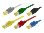 Tecline Patchkabel S/FTP, PiMF, CAT.6A ISO IEC, grau, 10,0 m