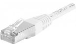 Dexlan Patchkabel Cat. 6A, F/UTP, weiß, 0,3 m