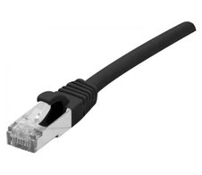 Exertis Connect Patchkabel Cat. 6A, S/FTP, wasserdicht, schwarz, 5,0 m