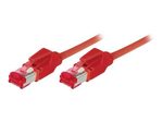 Tecline Industrie-Patchkabel Cat. 6A, S/FTP (PiMF), ölbeständig, hochabriebfest, halogenfrei, rot, 30,0 m