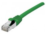Exertis Connect Patchkabel Cat. 6A, S/FTP (PiMF), halogenfrei, mit Rastnasenschutz, grün, 3,0 m