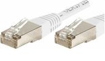 Dexlan Patchkabel Cat. 6A, F/UTP, weiß, 1,5 m