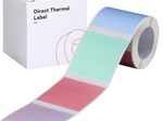 NIIMBOT Etikettenrolle für Etikettendrucker Bunt 41 mm x 41 mm