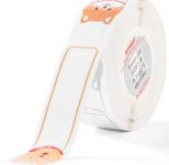 NIIMBOT Etikettenrolle für Etikettendrucker weiß 14 mm x 50 mm
