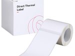 NIIMBOT Etikettenrolle für Etikettendrucker weiß 50 mm x 80 mm
