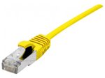 Dexlan Patchkabel Cat. 6A,  S/FTP (PiMF), ultradünn, halogenfrei, mit Rastnasenschutz, gelb, 3,0 m