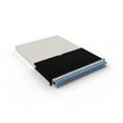 Patchbox patchbox.one Kabeleinzugssystem 30RU/STP (1,8 m) mit 24 Kassetten, Patchkabel Cat. 6a, U/FTP, PoE, Kabel blau