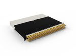 Patchbox patchbox.one Kabeleinzugssystem 8RU/UTP (0,8 m) mit 24 Kassetten, Patchkabel Cat. 6a, U/UTP, PoE++, Kabel gelb
