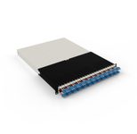 Patchbox patchbox.one Kabeleinzugssystem 30RU/OS2 (1,8 m) mit 24 Kassetten, LWL OS2, LC-SC, Kabel gelb