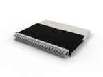 Patchbox patchbox.one Kabeleinzugssystem 8RU/STP (0,8 m) mit 24 Kassetten, Patchkabel Cat. 6a, U/FTP, PoE, Kabel grau