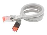 Exertis Connect Patchkabel Cat. 6A, U/FTP, hochflexibel, grau, 5,0 m
