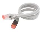 Exertis Connect Patchkabel Cat. 6A, U/FTP, hochflexibel, grau, 3,0 m