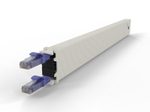 Patchbox patchbox.one Kupferkassette 8RU (0,8 m), Cat. 6a, U/UTP, PoE++, violett