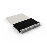 Patchbox patchbox.one Kabeleinzugssystem 30RU/STP (1,8 m) mit 24 Kassetten, Patchkabel Cat. 6a, U/FTP, PoE, Kabel grau