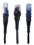 Patchsee Patchkabel ThinPatch Cat. 6A ISO/IEC, U/FTP, halogenfrei, 10 G, schwarz, 9,7 m