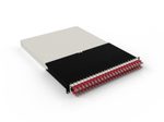 Patchbox patchbox.one Kabeleinzugssystem 30RU/UTP (1,8 m) mit 24 Kassetten, Patchkabel Cat. 6a, U/UTP, PoE++, Kabel rot