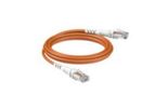 Patchsee ThePATCHCORD RJ45 Patchkabel Cat. 6A, U/UTP, extra dünn, orange, 2,4 m