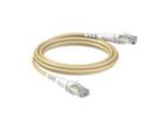 Patchsee ThePATCHCORD RJ45 Patchkabel Cat. 6A, U/UTP, extra dünn, beige, 25,0 m