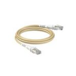 Patchsee ThePATCHCORD RJ45 Patchkabel Cat. 6A, U/UTP, extra dünn, beige, 25,0 m